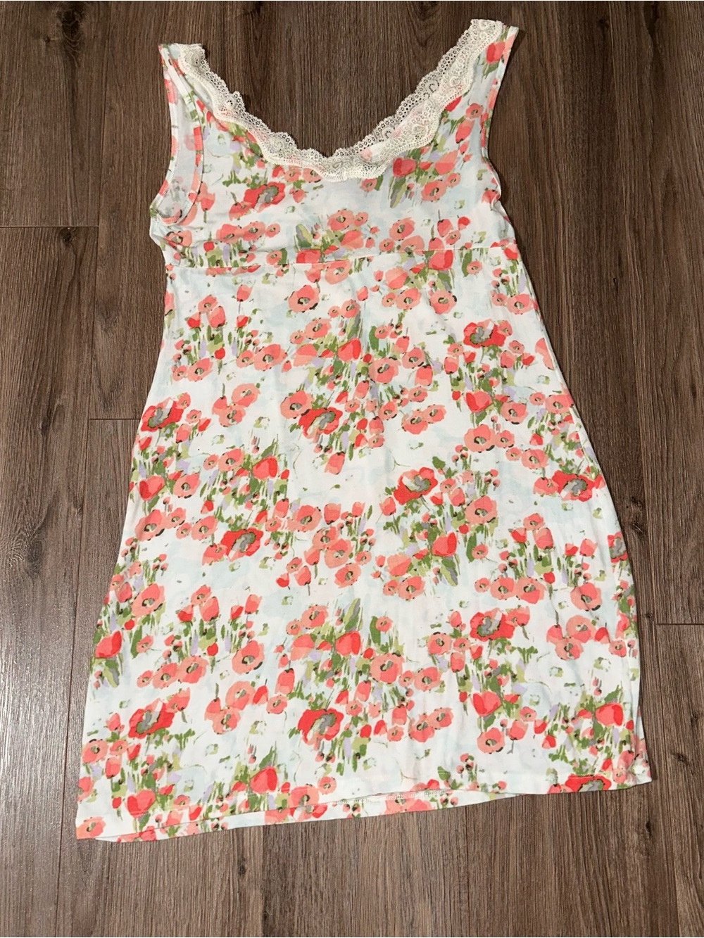 Floral Nightgown Mini Nwot Nightie Soft Cozy Nighttime Sleepwear